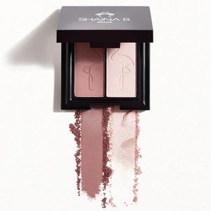 Shaina B Miami B. Sweet Pressed Pigment Duo in M.I.A. Mauve and Ice Palace